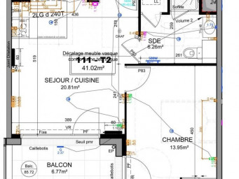 Appartement a louer tours - 2 pièce(s) - 41 m2 - Surfyn