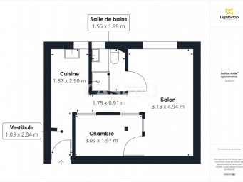 Maison a louer paris-11e-arrondissement - 2 pièce(s) - 32 m2 - Surfyn