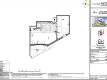 Appartement a louer decines-charpieu - 2 pièce(s) - 42 m2 - Surfyn
