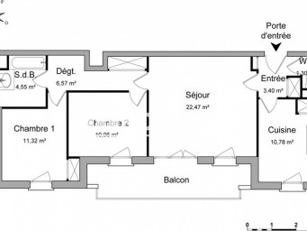 Appartement a louer le plessis-robinson - 3 pièce(s) - 67.8 m2 - Surfyn