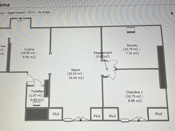Appartement a louer melun - 3 pièce(s) - 48 m2 - Surfyn