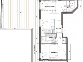 Appartement a louer montmagny - 5 pièce(s) - 90 m2 - Surfyn