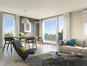 Appartement a louer deuil-la-barre - 2 pièce(s) - 44.5 m2 - Surfyn