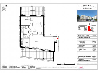 Appartement a louer goussainville - 3 pièce(s) - 69.2 m2 - Surfyn