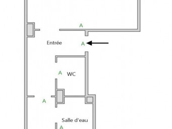 Appartement a louer paris-19e-arrondissement - 2 pièce(s) - 31.05 m2 - Surfyn