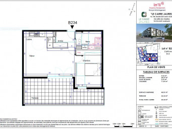 Appartement a louer livry-gargan - 2 pièce(s) - 45.81 m2 - Surfyn