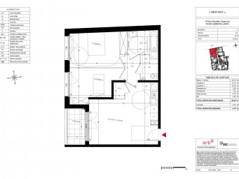 Appartement a louer aubervilliers - 3 pièce(s) - 60.4 m2 - Surfyn