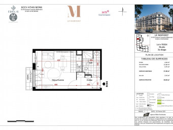 Appartement a louer athis-mons - 1 pièce(s) - 31.5 m2 - Surfyn