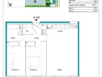 Appartement a louer bretigny-sur-orge - 3 pièce(s) - 66 m2 - Surfyn