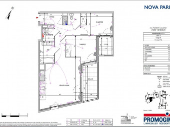 Appartement a louer venissieux - 3 pièce(s) - 63.51 m2 - Surfyn