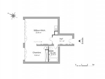 Appartement a louer mont-saint-aignan - 2 pièce(s) - 41.7 m2 - Surfyn