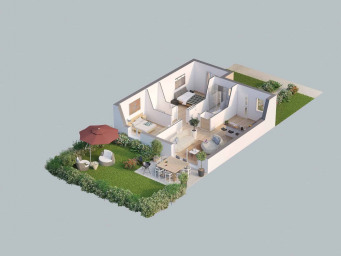 Maison a louer dreux - 2 pièce(s) - 68 m2 - Surfyn