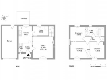 Maison a louer niort - 4 pièce(s) - 85 m2 - Surfyn