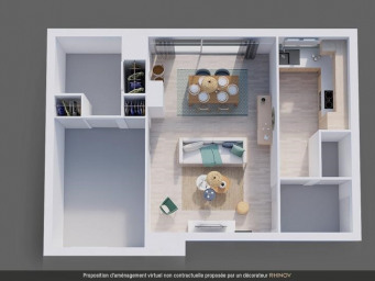 Appartement a louer levallois-perret - 2 pièce(s) - 50.5 m2 - Surfyn