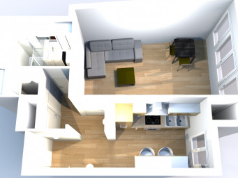 Appartement a louer boulogne-billancourt - 2 pièce(s) - 34.05 m2 - Surfyn