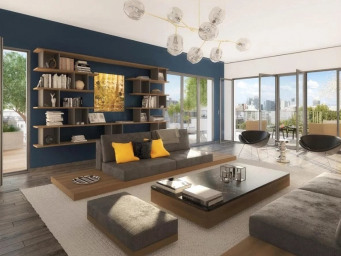 Appartement 4 pièce(s) 85 m²à vendre Boulogne-billancourt