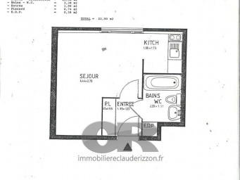 Appartement a louer metz - 1 pièce(s) - 23 m2 - Surfyn