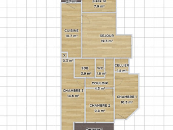 Appartement a louer noisy-le-grand - 1 pièce(s) - 10 m2 - Surfyn