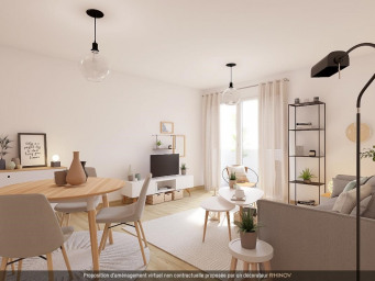 Appartement 2 pièce(s) 47 m²à louer Neuilly-plaisance