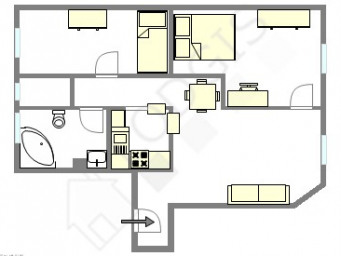 Appartement a louer levallois-perret - 3 pièce(s) - 50 m2 - Surfyn