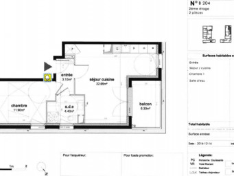 Appartement a louer bretigny-sur-orge - 2 pièce(s) - 42 m2 - Surfyn