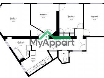 Appartement a louer paris-13e-arrondissement - 1 pièce(s) - 10 m2 - Surfyn