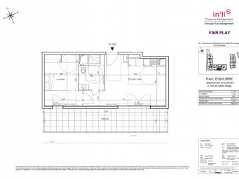 Appartement a louer bondy - 2 pièce(s) - 39.3 m2 - Surfyn