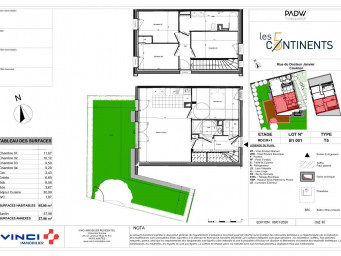 Maison a louer saint-herblain - 5 pièce(s) - 96 m2 - Surfyn