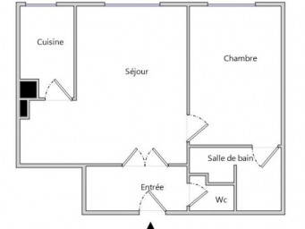 Appartement a louer paris-5e-arrondissement - 2 pièce(s) - 49.55 m2 - Surfyn