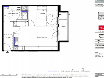 Appartement a louer savigny-le-temple - 2 pièce(s) - 46 m2 - Surfyn