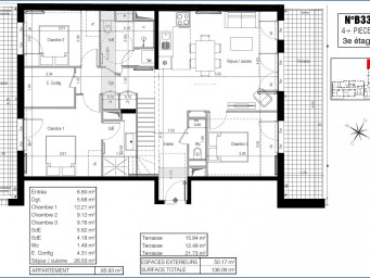 Appartement a louer vanves - 4 pièce(s) - 86 m2 - Surfyn