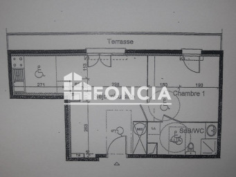 Appartement a louer champs-sur-marne - 2 pièce(s) - 38.96 m2 - Surfyn