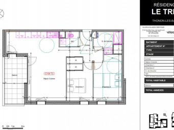 Appartement a louer thonon-les-bains - 3 pièce(s) - 65 m2 - Surfyn