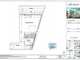 Appartement a louer avignon - 1 pièce(s) - 34.05 m2 - Surfyn