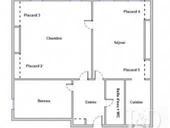 Appartement 310 000 € - 55 m²