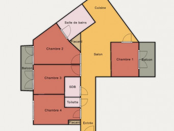 Appartement a louer clichy - 1 pièce(s) - 10 m2 - Surfyn