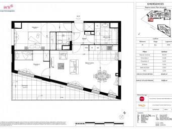 Appartement a louer bagneux - 3 pièce(s) - 65.5 m2 - Surfyn