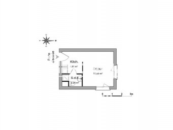 Appartement a louer herouville-saint-clair - 1 pièce(s) - 18.6 m2 - Surfyn