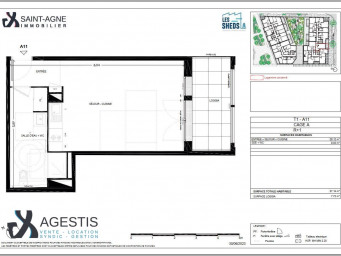 Appartement a louer chambery - 1 pièce(s) - 37.14 m2 - Surfyn