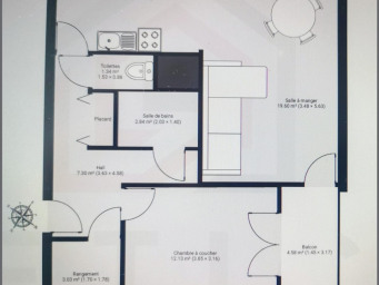 Appartement 136 000 € - 55 m²