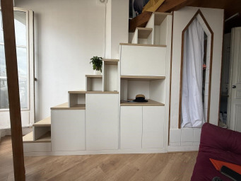 Appartement 1 pièce(s) 9 m²à louer Paris-5e-arrondissement