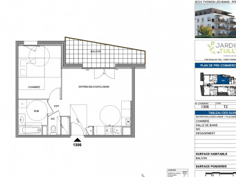 Appartement a louer thonon-les-bains - 2 pièce(s) - 43 m2 - Surfyn