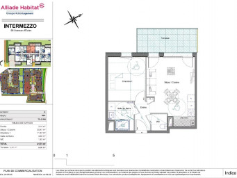 Appartement a louer thonon-les-bains - 2 pièce(s) - 41.73 m2 - Surfyn