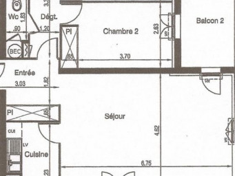 Appartement a louer saint-jean-de-la-ruelle - 3 pièce(s) - 79 m2 - Surfyn