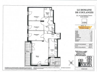 Appartement a louer massy - 4 pièce(s) - 87 m2 - Surfyn