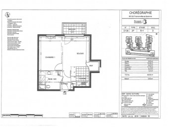 Appartement a louer franconville - 2 pièce(s) - 39.66 m2 - Surfyn