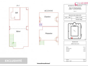 Appartement a louer valenciennes - 2 pièce(s) - 62.7 m2 - Surfyn