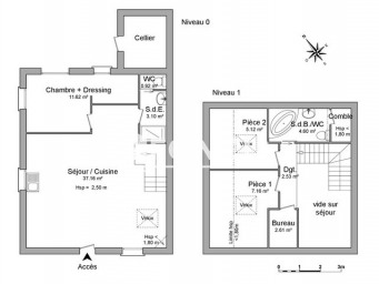 Maison a louer pessac - 4 pièce(s) - 74.8 m2 - Surfyn