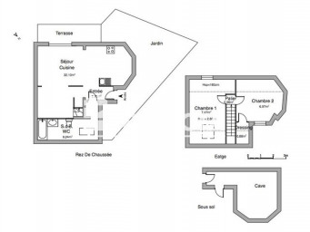 Maison a louer herouville-saint-clair - 3 pièce(s) - 59.92 m2 - Surfyn