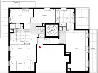 Appartement a louer enghien-les-bains - 5 pièce(s) - 112 m2 - Surfyn